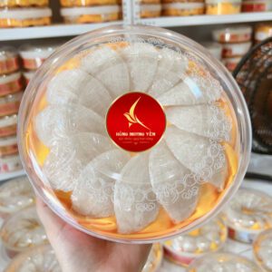 Yến rút lông xuất khẩu định hình A5 Hồng Nhung 01